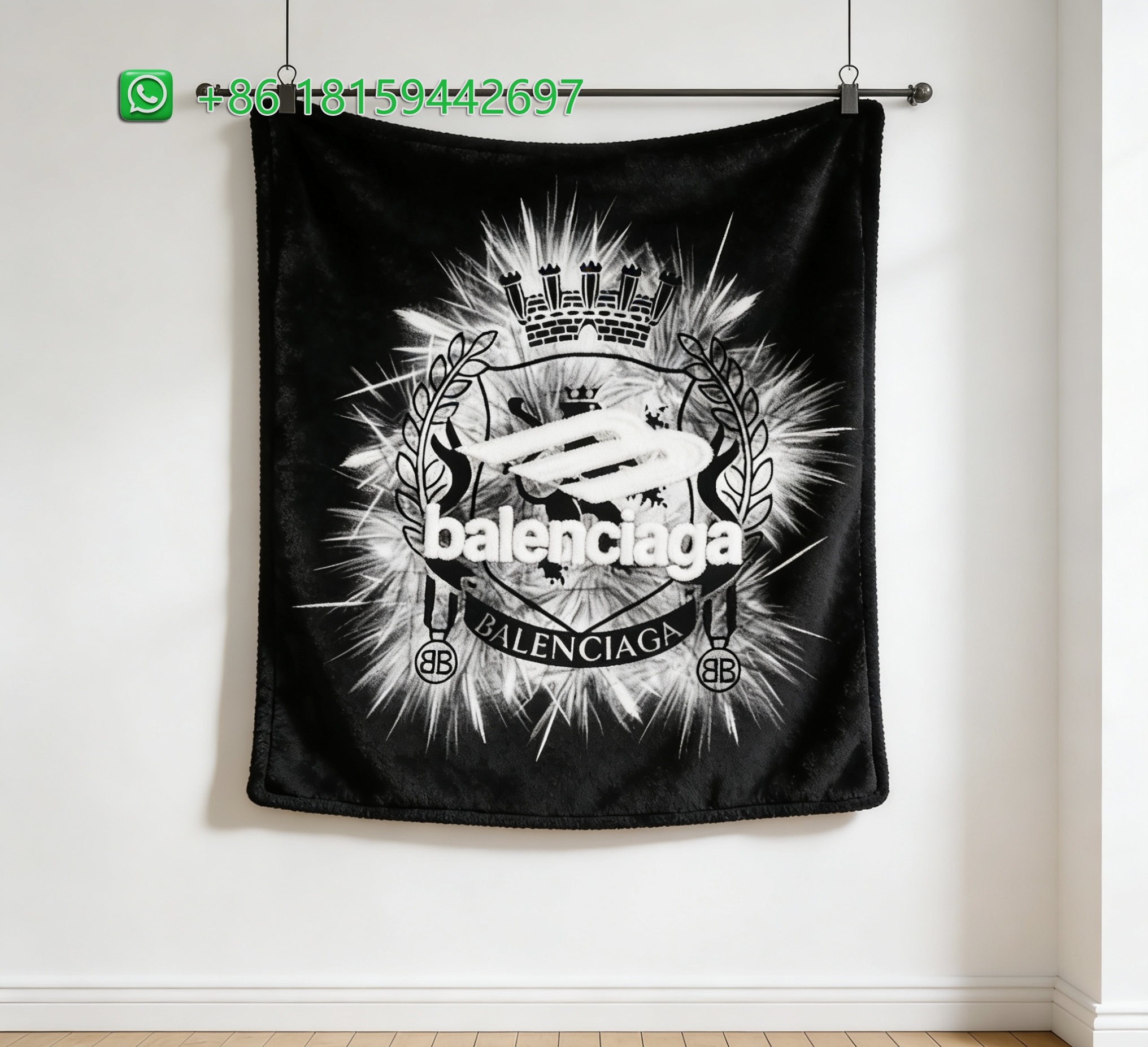 Balenciaga Throw Blankets